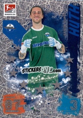 Sticker Jannik Huth - German Fussball Bundesliga 2021-2022. Match Attax Extra
 - Topps