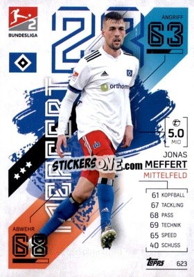 Cromo Jonas Meffert - German Fussball Bundesliga 2021-2022. Match Attax Extra
 - Topps