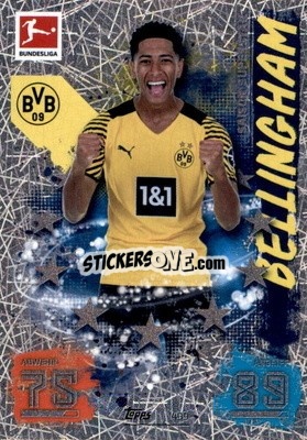Sticker Jude Bellingham - German Fussball Bundesliga 2021-2022. Match Attax Extra
 n. 499 - Topps