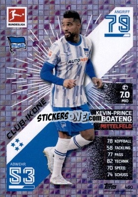 Sticker Kevin-Prince Boateng - German Fussball Bundesliga 2021-2022. Match Attax Extra
 - Topps