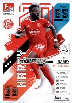 Cromo Khaled Narey - German Fussball Bundesliga 2021-2022. Match Attax Extra
 - Topps