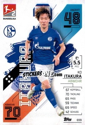Sticker Ko Itakura - German Fussball Bundesliga 2021-2022. Match Attax Extra
 - Topps