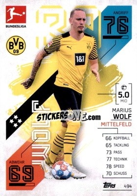 Sticker Marius Wolf