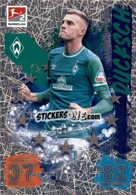 Sticker Marvin Ducksch - German Fussball Bundesliga 2021-2022. Match Attax Extra
 - Topps