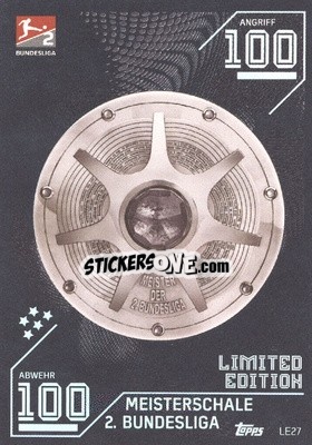 Sticker Meisterschale 2.Bundesliga - German Fussball Bundesliga 2021-2022. Match Attax Extra
 n. LE27 - Topps