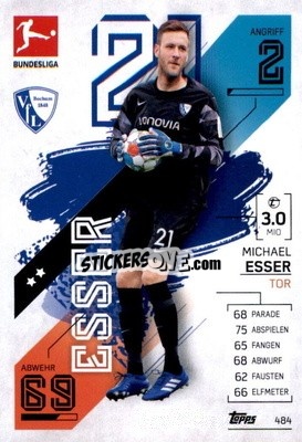 Sticker Michael Esser - German Fussball Bundesliga 2021-2022. Match Attax Extra
 - Topps