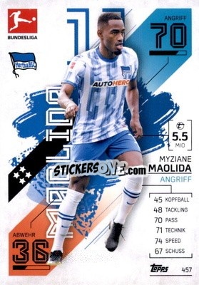 Sticker Myziane Maolida - German Fussball Bundesliga 2021-2022. Match Attax Extra
 - Topps