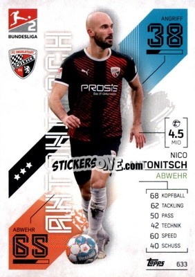 Figurina Nico Antonitsch - German Fussball Bundesliga 2021-2022. Match Attax Extra
 - Topps