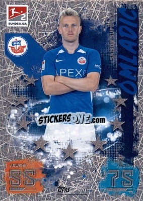 Cromo Nik Omladic - German Fussball Bundesliga 2021-2022. Match Attax Extra
 - Topps