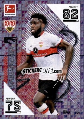 Sticker Orel Mangala - German Fussball Bundesliga 2021-2022. Match Attax Extra
 - Topps