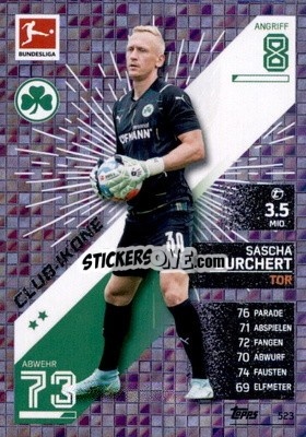 Cromo Sascha Burchert - German Fussball Bundesliga 2021-2022. Match Attax Extra
 - Topps