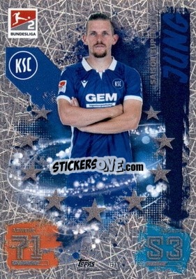 Sticker Sebastian Jung - German Fussball Bundesliga 2021-2022. Match Attax Extra
 - Topps