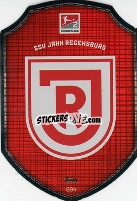 Sticker SSV Jahn Regensburg - German Fussball Bundesliga 2021-2022. Match Attax Extra
 n. 694 - Topps