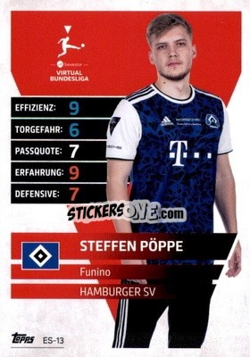 Figurina Steffen Pöppe – Funino - German Fussball Bundesliga 2021-2022. Match Attax Extra
 - Topps