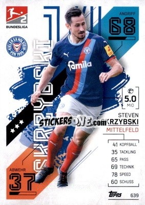 Sticker Steven Skrzybski - German Fussball Bundesliga 2021-2022. Match Attax Extra
 - Topps