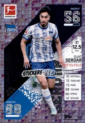 Sticker Suat Serdar - German Fussball Bundesliga 2021-2022. Match Attax Extra
 n. 462 - Topps