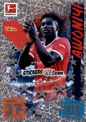 Sticker Taiwo Awoniyi - German Fussball Bundesliga 2021-2022. Match Attax Extra
 n. 472 - Topps