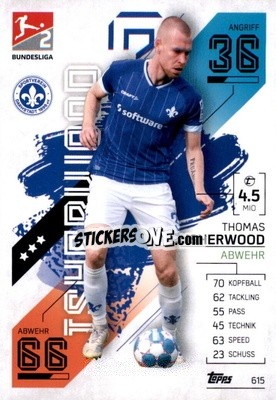 Figurina Thomas Isherwood - German Fussball Bundesliga 2021-2022. Match Attax Extra
 - Topps