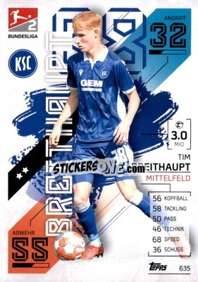 Cromo Tim Breithaupt - German Fussball Bundesliga 2021-2022. Match Attax Extra
 - Topps