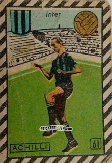 Figurina Achilli - Tuttocalcio Campionato 1948-1949 Serie A
 n. 61 - CICOGNA
