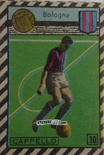 Sticker Cappello - Tuttocalcio Campionato 1948-1949 Serie A
 n. 30 - CICOGNA
