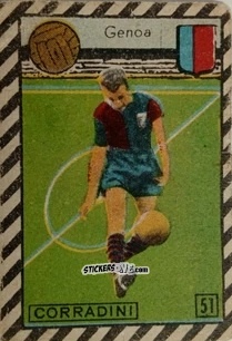 Cromo Corradini - Tuttocalcio Campionato 1948-1949 Serie A
 n. 51 - CICOGNA
