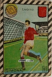Sticker Gimona - Tuttocalcio Campionato 1948-1949 Serie A
 n. 81 - CICOGNA
