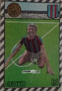 Sticker Gritti - Tuttocalcio Campionato 1948-1949 Serie A
 n. 32 - CICOGNA
