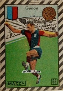Figurina Mazza - Tuttocalcio Campionato 1948-1949 Serie A
 n. 53 - CICOGNA
