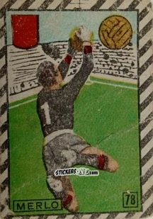 Sticker Merlo - Tuttocalcio Campionato 1948-1949 Serie A
 n. 78 - CICOGNA
