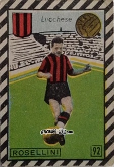 Cromo Rosellini - Tuttocalcio Campionato 1948-1949 Serie A
 n. 92 - CICOGNA

