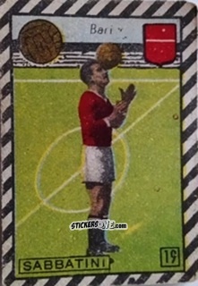 Cromo Sabbatini - Tuttocalcio Campionato 1948-1949 Serie A
 n. 19 - CICOGNA
