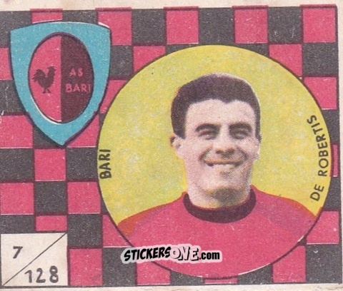 Cromo De Robertis - Figurine Calcio 1958-1959
 n. 128 - V.A.V.
