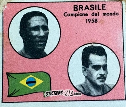 Cromo Djalma Santos / Zito - Figurine Calcio 1958-1959
 n. 303 - V.A.V.
