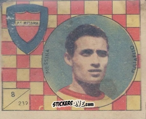 Cromo Puliafito - Figurine Calcio 1958-1959
 n. 239 - V.A.V.
