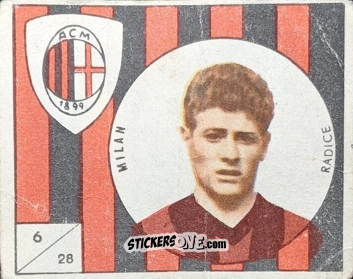 Cromo Radice - Figurine Calcio 1958-1959
 n. 28 - V.A.V.
