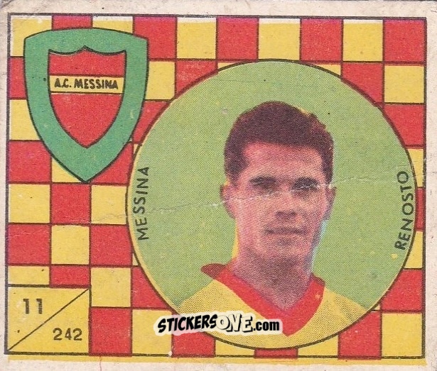 Cromo Renosto - Figurine Calcio 1958-1959
 n. 242 - V.A.V.
