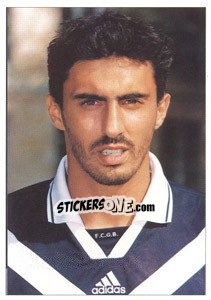 Sticker David Jemmali (Portrait) - F.C. Girondins De Bordeaux n. 39 - Panini