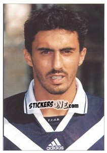 Sticker David Jemmali (Portrait) - F.C. Girondins De Bordeaux - Panini