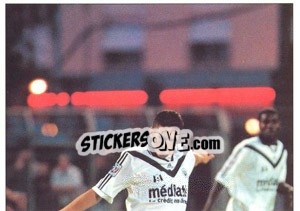 Sticker Nisa Saveljic (In game - foto 1 - part 1/2) - F.C. Girondins De Bordeaux - Panini