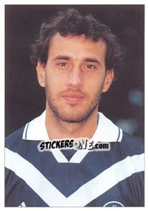 Sticker Sylvain Legwinski (Portrait) - F.C. Girondins De Bordeaux n. 63 - Panini