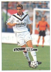 Sticker Johan Micoud (In game - foto 2) - F.C. Girondins De Bordeaux n. 77 - Panini