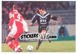 Sticker Michel Pavon (In game - foto 2) - F.C. Girondins De Bordeaux - Panini