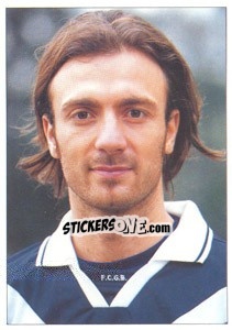 Sticker Christophe Dugarry (Portrait) - F.C. Girondins De Bordeaux n. 99 - Panini