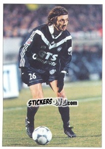 Sticker Christophe Dugarry (In game - foto 2) - F.C. Girondins De Bordeaux n. 101 - Panini