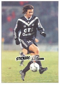 Sticker Christophe Dugarry (In game - foto 3) - F.C. Girondins De Bordeaux n. 102 - Panini