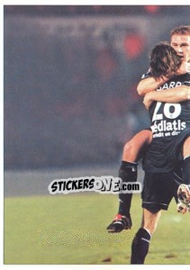 Sticker Christophe Dugarry (In game - foto 4 - part 1/2) - F.C. Girondins De Bordeaux n. 103 - Panini