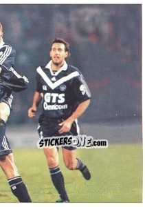 Sticker Christophe Dugarry (In game - foto 4 - part 2/2) - F.C. Girondins De Bordeaux n. 104 - Panini