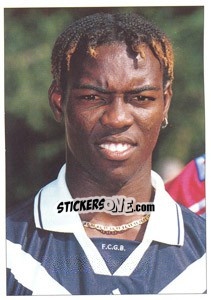 Sticker Pascal Feindouno (Portrait) - F.C. Girondins De Bordeaux n. 105 - Panini