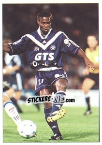 Sticker Pascal Feindouno (In game - foto 1) - F.C. Girondins De Bordeaux n. 106 - Panini